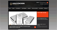 Desktop Screenshot of goldstackers.com.au